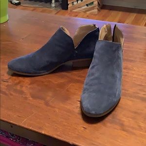 Blue Suede Kenneth Cole Reaction Booties